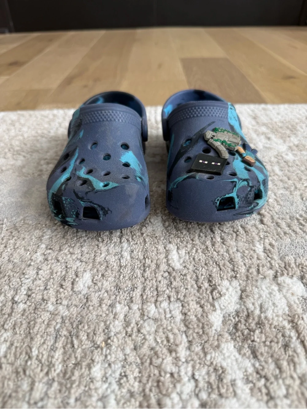 CROCS Kids Marble Navy SZ 12